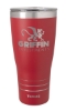 Tervis® Powder-Coated Stainless Steel Traveler® Tumbler - 30 oz. - Foxberry red